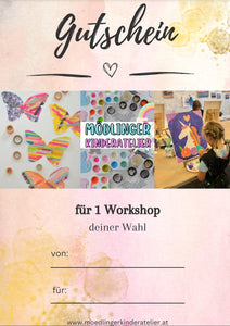 GUTSCHEIN // 1 WORKSHOP deiner Wahl